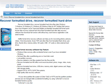 Tablet Screenshot of formatdriverecovery.com